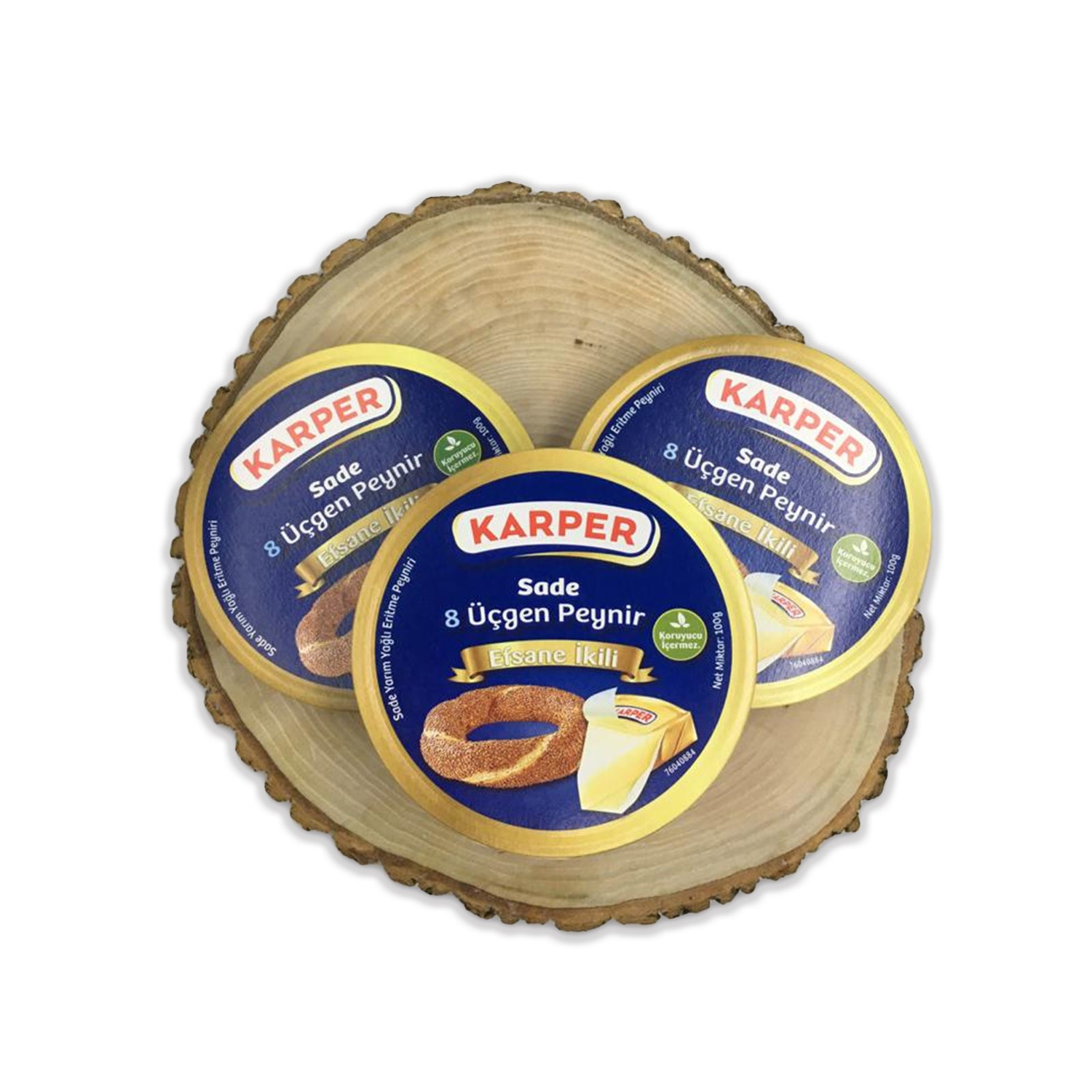 Karper Sade Üçgen Peyniri 100 Gr - 1